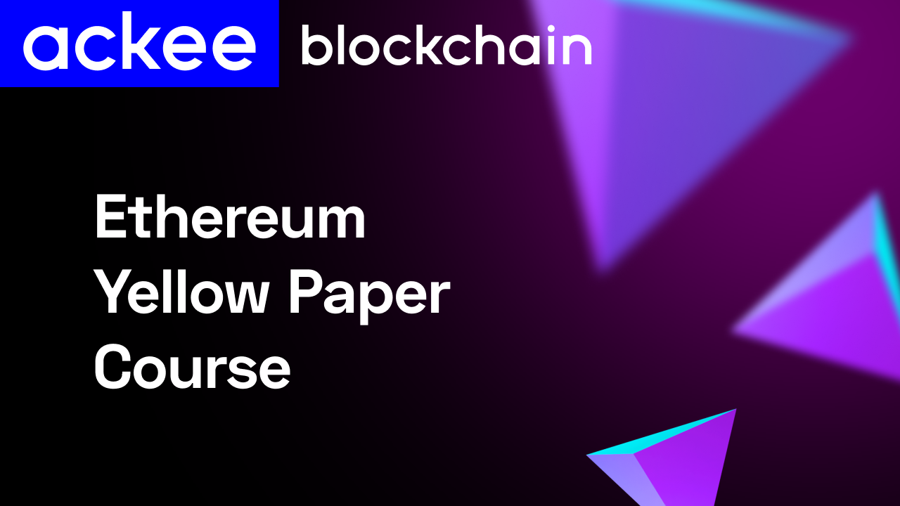 Ethereum Yellow Paper Course